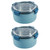 BESTOYARD 2pcs Refrigerator Containers Fridge Containers Bowl with Lid Lunch Container Sealed Box Office Food