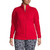 Lands' End Womens Full Zip Fleece Jacket Rich Red Regular Large