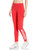 adidas Women's Essentials Linear Tight Glory Red/White Large/Long