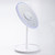 Lighted Makeup Mirror with 58 Led Lights,8" Rechargeable Lighted Vanity Mirror with Round Tray Base,3-Color Dimmable Light Up Mirror,1X/5X Magnifying Mirror,Designed for Makeup and Beauty Enthusiasts