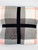 Berkshire Blanket LusterSoft Velvetloft Throw Grey and Pink Winter Plaid