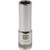 Dynamic Tools D016213 1/2" Drive 6 Point Metric Socket with 13mm Deep Length, Chrome Finish