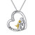 JUSTKIDSTOY 925 Sterling Silver Dog Necklace for Women Girls Heart Puppy Necklace Dog Jewelry Gifts for Dog Lover