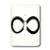 3dRose lsp_41795_1 Drawn Infinity Symbol Single Toggle Switch Black