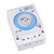 Mikinona Mechanical Time Control Large Digital Timer Mechanical Timer Outlet Cooking Timer Industrial Timer Outdoor Timer Spring Timer Timers Manual Electric White