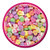 Creative Converting 8 Count Sturdy Style Paper Dessert Plates, 7", Sweet Treat
