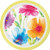 Creative Converting 335312 LUNCHEON PLATE, 7", Multi-colored