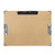 11x17 Clipboard Three Clip with Hardware Corner Guard Extra Large Clipboard Hardboard with 8 Inch Jumbo Lever Clip and 2-4 Inch Lever Clip Clipboards 11x17 Log Color 1 Pack