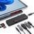 Surface Pro 9/8 Hub Docking Station with 4K HDMI,USB-C Thunerbolt 4 (Display+Data+PD Charging),USB 3.0,USB C(Data),100M LAN,Audio,SD+TF Card Slot,Triple Display for Microsoft Surface Pro 9/Pro 8/Pro X