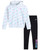 Reebok Girls' Sweatsuit Set - 2 Piece Hoodie Sweatshirt and Leggings - Youth Clothing Set for Girls (7-12), Size 7, Oatmeal Heather