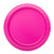 Neon Pink Paper Cake Plates, 20ct