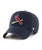 '47 St. Louis Cardinals Hat (STL Cardinals) Mens Womens Adjustable Baseball Cap Clean Up Style, Cooperstown Logo, Navy Blue, One Size