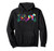Standard Schnauzer Mom Dad Heartbeat Tie Dye Dog Gifts Pullover Hoodie