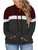 VISLILY Plus Size Hoodies for Women 3X Oversized Sweatshirts Casual Tops Wine Red 22W