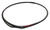 Phiten Metax Necklace Extreme Twist Black 17 inch