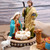 Barydat 5 Pcs Nativity Set for Christmas Indoor 10 Inch Nativity Scene Figurines Holy Family Joseph, Mary, Jesus and Nativity Animals Resin Tabletop Decor Operation for Kids
