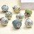 Green Ceramic Cabinet Knobs- Dresser Knobs 25 Pack- Drawer Pulls- Vintage Knobs- Decorative Knobs- Green Drawer Knobs- Kitchen Cabinet Knobs- Knobs Pulls- Green Cabinet Pulls- Door Handles 1.5"
