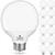 hansang 12 Pack Vanity Light Bulbs for Bathroom, 3000K Soft White E26 Base Round LED Globe Bulb, 60W Equivalent, G25 Vanity Light Bulb for Makeup Mirror Bedroom 120V, CRI85+, 500LM, Non-dimmable