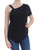 Bar III $59 Womens New 1504 Black One Shoulder Asymmetrical Top M B+B