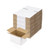 6x4x3 Inches Shipping Boxes 50 Pack, White Corrugated Box, Small Cube Corrugated Cardboard Mailer Boxes for Small Business, Box Mailers Box Packing Mailing Box