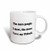 3dRose 113634_1"The more"The more people I meet the more I love my Pitbull" Ceramic Mug 11 oz White