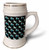 3dRose Anne Marie Baugh - Patterns - Cute Mint Green Unicorn Pattern - 22oz Stein Mug (stn-379421-1)