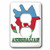 3dRose LSP_57050_6 The Flag Outline Map Country Name Azerbaijan 2 Plug Outlet Cover