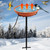 WISMOIER Heated Bird Bath with Thermostatically Controlled -80W Bird Bath Deicer for Winter Garden with 5.9Ft Electric Cord Heated Bird Waterer Bird Feeder Birdbath Heater for All Seasons