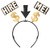Amscan 399928 Hire Me Graduation Headband, 11" x 4 1/2", Multicolor