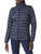 Amazon Essentials Women's Lightweight Long-Sleeve Water-Resistant Packable Puffer Jacket (Available in Plus Size), Navy Cheetah, 1X
