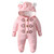 Podgina Newborn Baby Girl Snowsuits For 3-6 Months Winter Snow Suit Coats Jacket Clothes