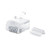 CableCreation 50-Pack Short Cat 6 RJ45 Modular Plug (Two-Piece Suit), UTP Network Connector for Flat Solid Wire and Standard Cable, Transparent