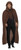 Smiffys Gravekeeper Hooded Cloak,Brown,One Size