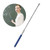 Tinksky Telescopic Teachers Pointer,Teaching Pointer,Hand Pointer Extendable Telescopic Retractable Pointer Handheld Presenter Classroom Whiteboard Pointer (Blue)