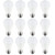 Sunlite 41787-SU LED A19 Standard Light Bulb, 11 Watts (75W Equivalent), 1100 Lumens, Medium Base (E26), Dimmable, UL Listed, Energy Star, 4000K Cool White, 12 Count