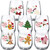 Umigy 8 Pcs Christmas Stemless Wine Glasses Bulk for Women Friends 15 oz Merry Christmas Happy Holiday Wine Glasses for Family Xmas Holiday Gifts