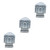Hemobllo 3pcs Deck Posts Caps Post Cover Caps Fence Post Covers Decking Caps Iron Post Caps Railing Iron Cover Iron Fence Post Caps Chain Link Fence Parts Wooden Sealing Cap Wrought Iron