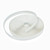 White Vinyl 1" Insert Molding Trim Screw Cover RV Camper Travel Trailer (100ft)