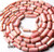 LKBEADS 1 Strand Natural Peruvian Pink Opal Smooth Pipe Shape Beads 17 Inch Code-HIGH-5040