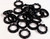 Creative Hobbies Phenolic Rings for Threaded Candelabra Base E12 Sockets - Pack of 20 Pieces