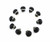 yueton Pack of 10 Color Black Flush Mount Momentary On Off Reset Push Button Switch Round Toggle Switch for Car Boat