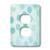 3dRose lsp_28064_6 Large Turquoise Dots Outlet Cover, Multi-Color
