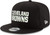 New Era NFL 9FIFTY Black White Adjustable Snapback Hat Cap One Size Fits All (Cleveland Browns)