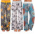 iniber 3 Pack Women's Comfy Casual Pajama Pants Floral Drawstring Palazzo Lounge Pants Soft Sleep Wide Leg Bottoms