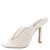Steve Madden Women's Bonds Heeled Sandal, White, 7
