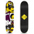 FISH SKATEBOARDS Standard Skateboard, Complete Skateboard 31''x 8'', 7 Layer Canadian Maple Double Kick Deck Concave Cruiser Trick Skateboards for Kids Boys Girls Youths Beginners.