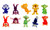 Funny Monkey Figures - Tiny Plastic Monkey Figures - 20 Party Favors