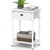 Night Stand Bedside Tables for Small Space End Table with Drawers Side Table Night Stands with Wood Open Storage Shelf, Rustic Side Table for Bedroom, Living Room, Study, Office, Pantry
