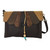 Steve Madden Women's Zelda Patchwork Clutch Crossbody Bag, One Size, Brown Multi
