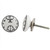 IndianShelf 12 Pack Dresser Drawer Knobs Vintage|Hatfield Ross Clock Flat Dresser Knobs Nursery|White Vintage Cabinet Knobs Pulls|Ceramic One Hole Cabinet Pulls|Kitchen Door Knobs|Fancy Cabinet Knobs